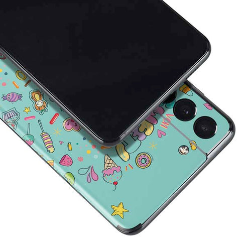 Disney Wreck-it Ralph Vanellope Sugar Icons Galaxy S21 Plus 5G Skin